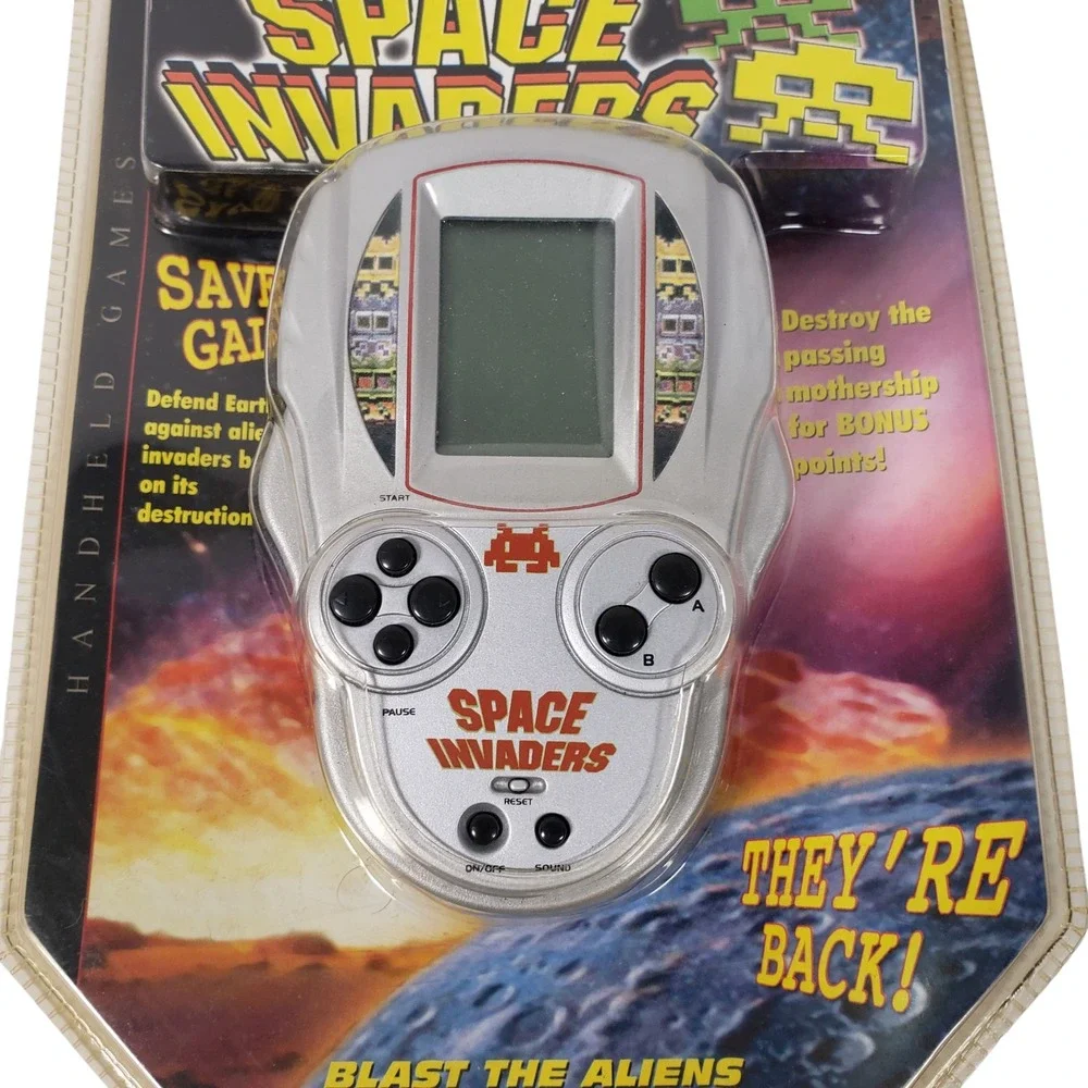 Classic Gaming Space Invaders‎ Handheld Game Electronic Retro Excalibur New